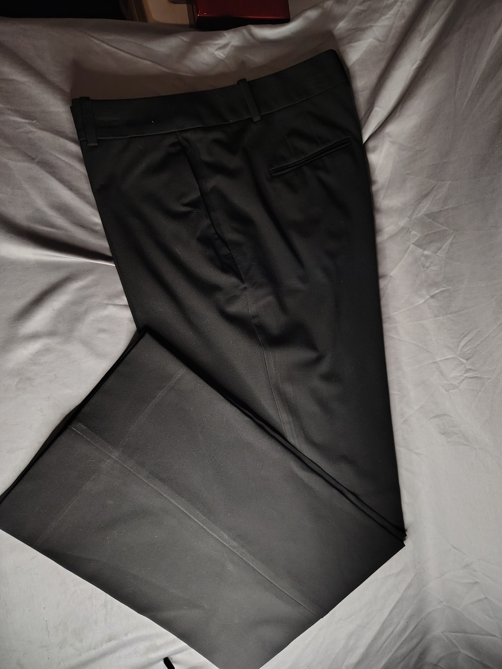 Ann Taylor Vintage Style Blk Tailored Wide Leg Trousers Workwear Corpcore